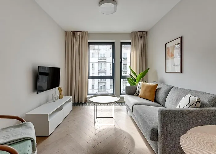 Appartement Bank Polski Center With Parking By Lion Gdynia